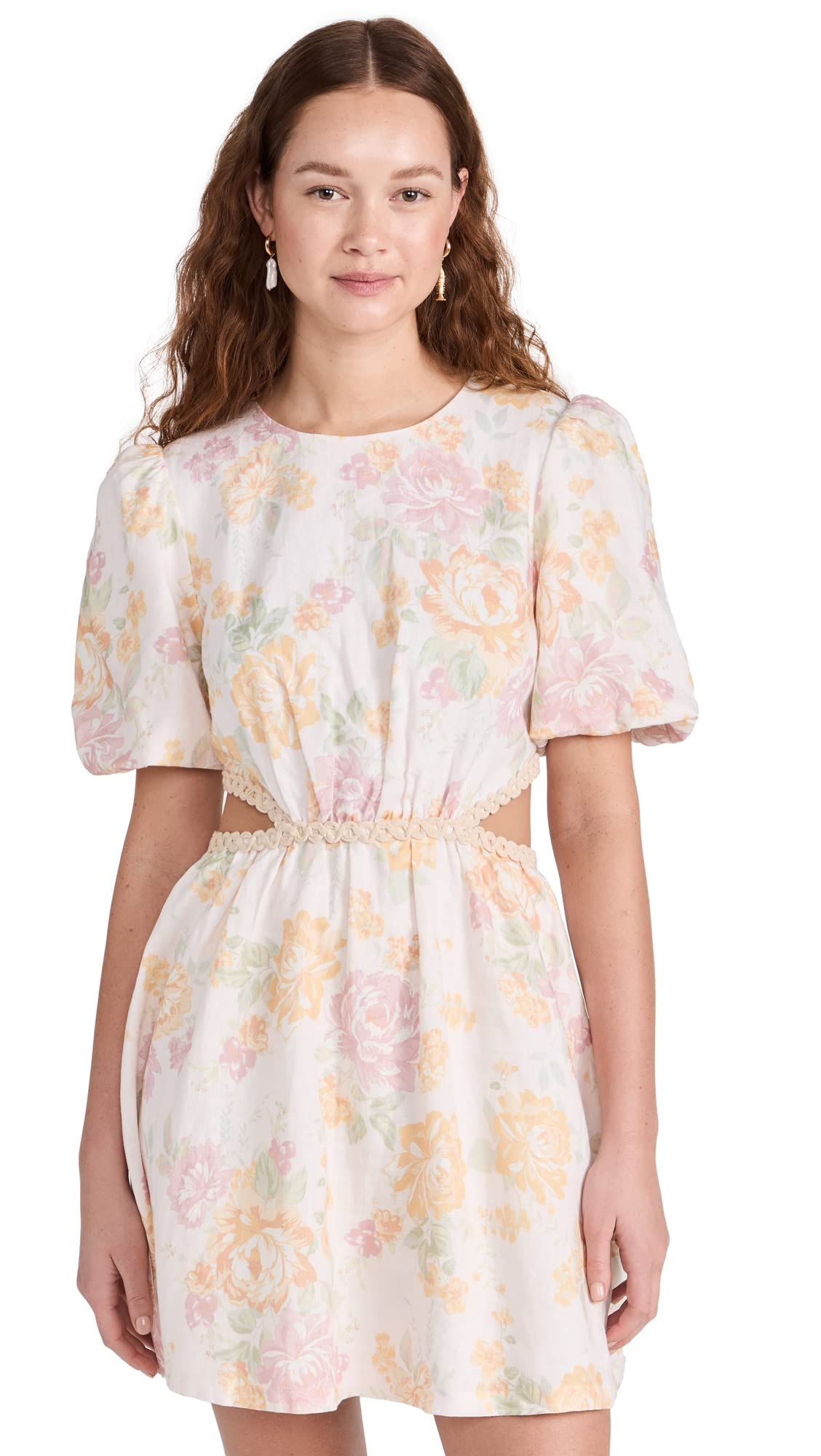 WAYF Women's Plaza Cut Out Mini Dress