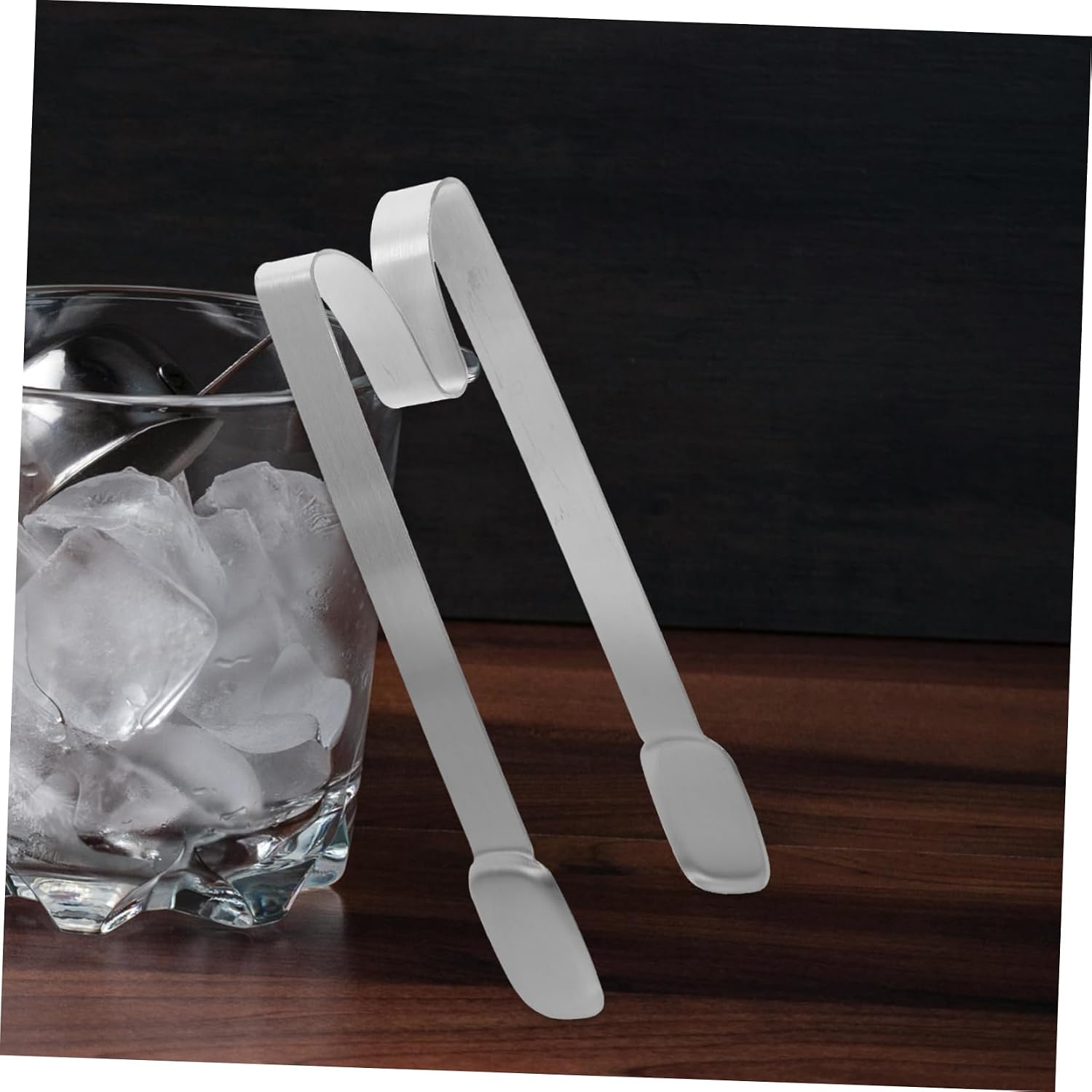 Cabilock Stainless Steel Ice Tongs Mini Food Tongs for Sugar Cubes Ice Cubes and Appetizers Compact Lightweight Serving Tool for Parties Bbqs and Picnics