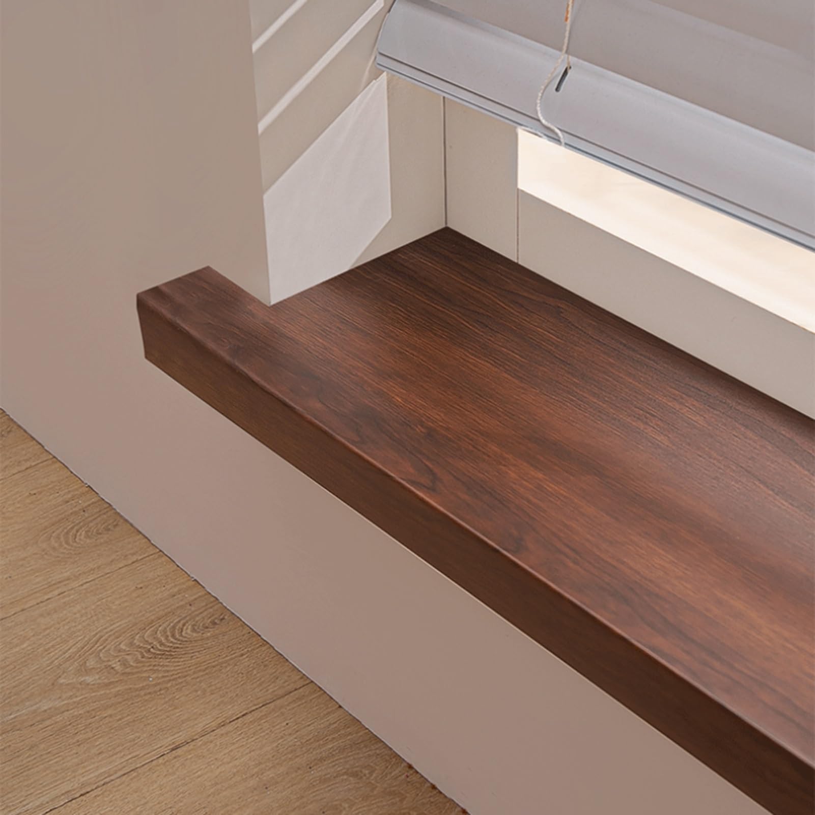 Copertura del davanzale della finestra della baia del pannello di fibra di legno per il piatto della protezione del bordo del dormitorio/hotel/ufficio 60x15cm