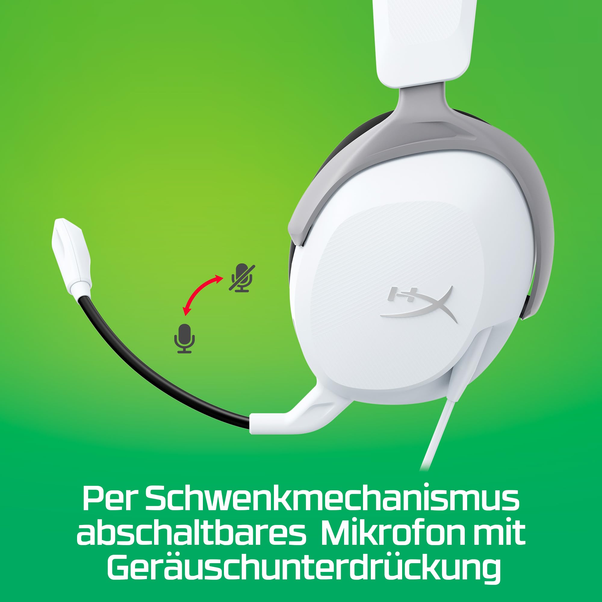 HyperX CloudX Stinger 2 Core Gaming-Headset für Xbox Series X|S & Xbox One, offiziell lizenziert, 40-mm-Treiber, Mikrofon mit Geräuschunterdrückung, Over-Ear, 3,5 mm Klinke, Schwarz
