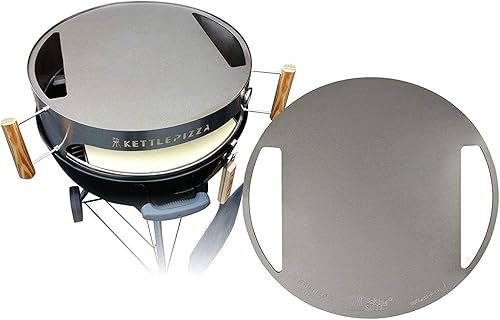 Fabricado en Estados Unidos KettlePizza de acero inoxidable para hornear Sartén de acero para parrillas de hervidor de 225 pulgadas
