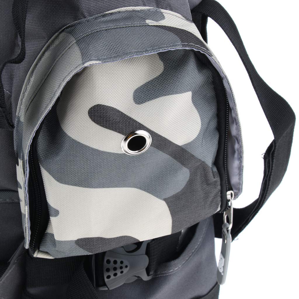 Sac à Dos Sacoche Chaussures Patinage Sac de Transport Rollers Sac d'entrainement et Porte-Rollers Camo 53x36x19cm