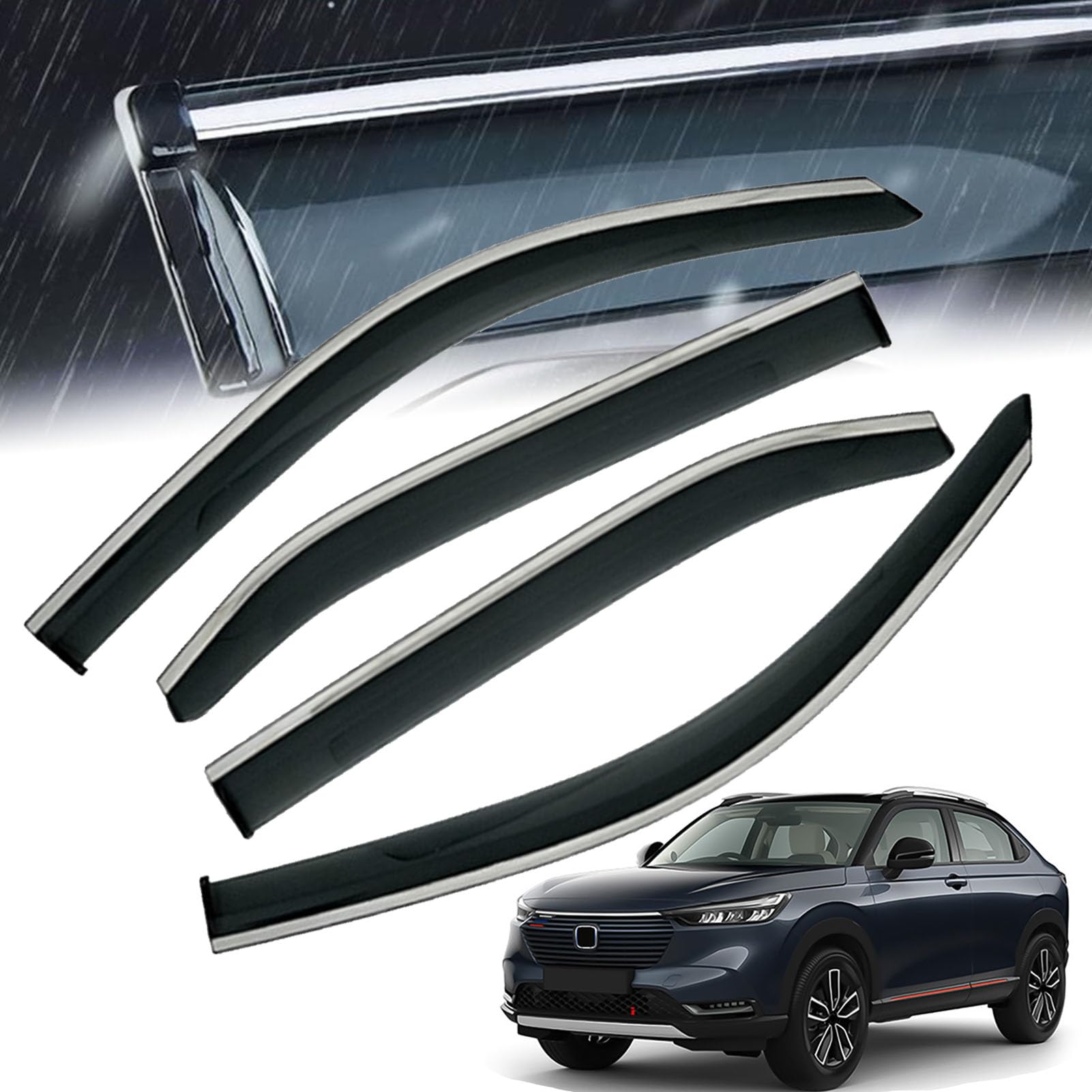 Amazon.com: Vent Visors Compatible with H-onda Vezel RV 2023 2024