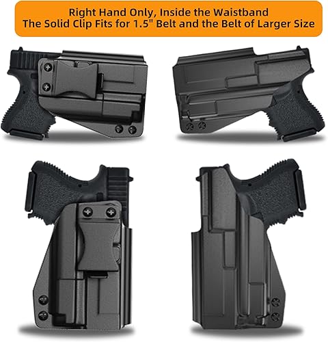 Miniatura 4 de Funda Taurus G2C, IWB para Taurus G2CG2G2SPT111PT140, funda de transporte oculta en la cintura interior, funda táctica para pistola Kydex, diestra,