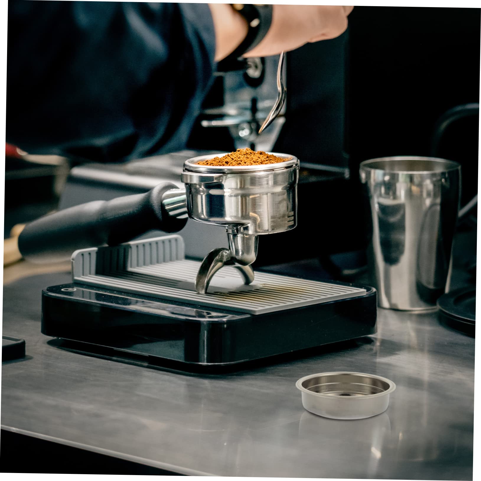 Uonlytech 5pièces Filtre à Café Réutilisable Filtre à Pression Pour Machine à Café Accessoire Pratique Pour Meilleur