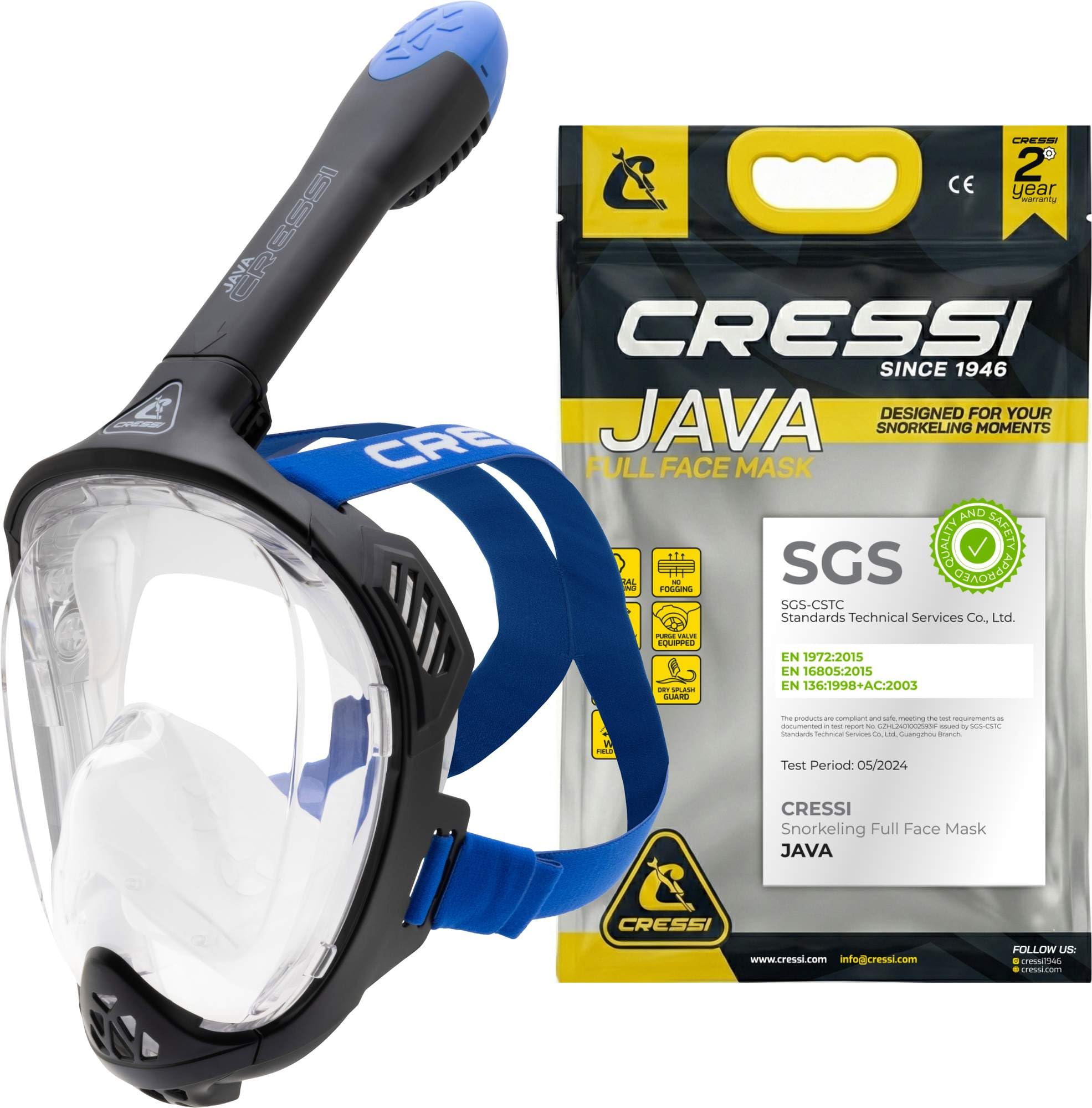 Cressi Java Vollgesichtsmaske - kopen bij