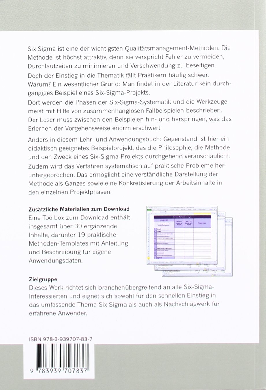 Six Sigma leicht gemacht: Ein Lehrbuch mit Musterprojekt für den Praxiserfolg