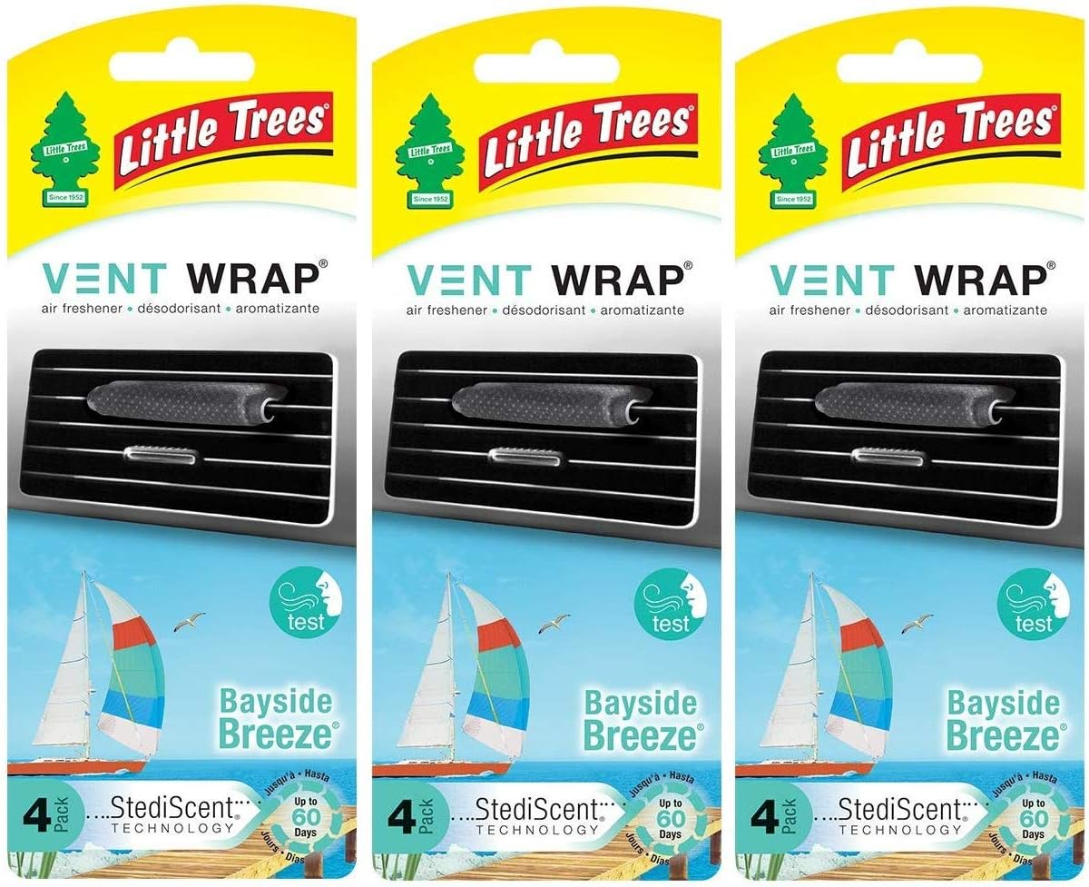 Little Trees Car Air Freshener Vent Wrap (Bayside Breeze)