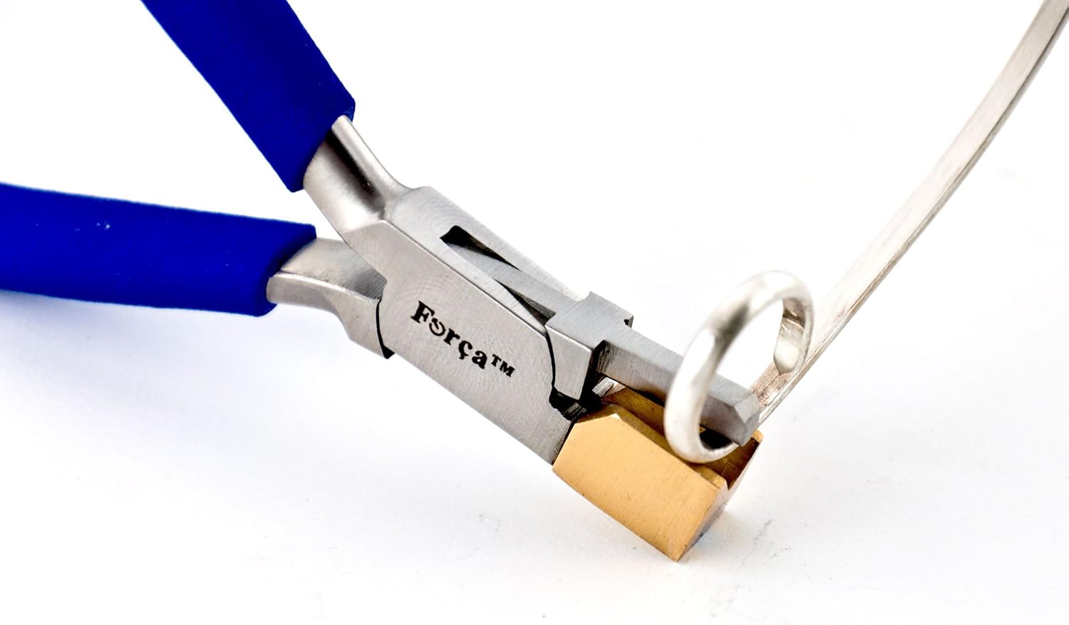 Forca RTGS-258 Jewelry Bow Closing and Ring Forming Pliers with Brass Jaws 5.50" ~ 140mm