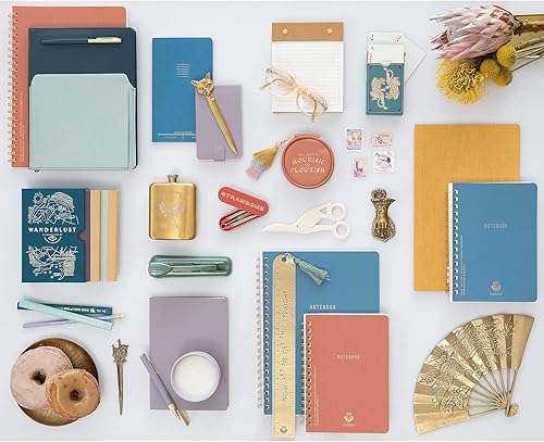 Miniatura 13 de DesignWorks Ink Spiral Notebook – Large 8.25" x 11.625" Planner Notebook Journal with Lined, Perforated Pages – Twin Wire Soft Cover Journal with