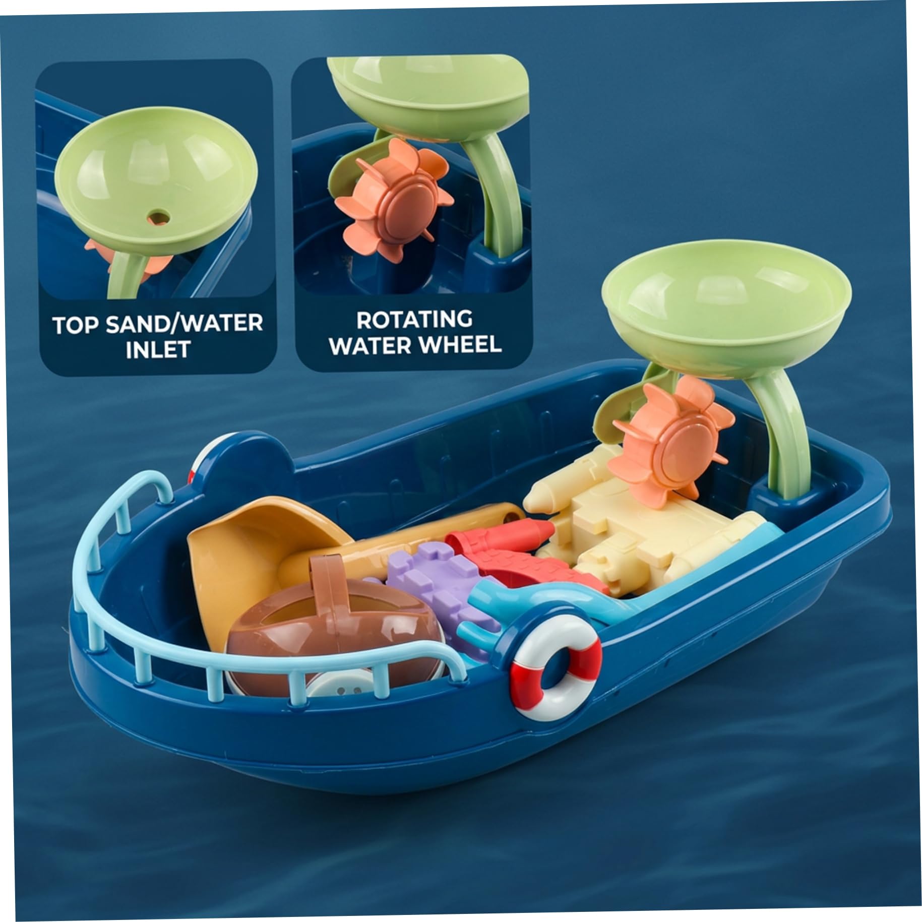 Juguetes de Arena de Playa Juego de Juguetes de Arena de Castillo con Pala y rastrillo Juego para niños pequeños Adultos Caja de de Playa Nieve para Jugar al Aire Libre