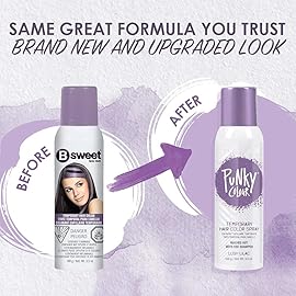 Punky Pastel Temporary Hair Color Spray - Lush Lilac, Temporary Hair Dye, Fast-Drying & Washable, 3.5 fl oz, 2 Pack