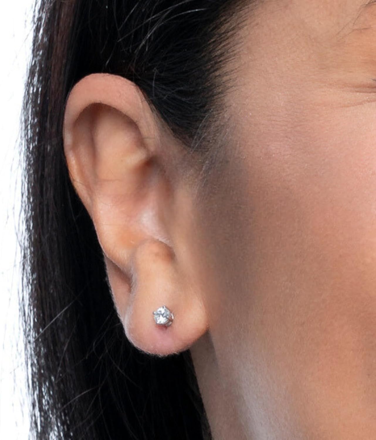 Amazon Essentials 0.25 to 1 Carat IGI Certified Solitaire Lab Grown Diamond Stud 14k Gold 4 Prong Round Cut Earrings (G-H Color VS1-VS2 Clarity) - Image 5