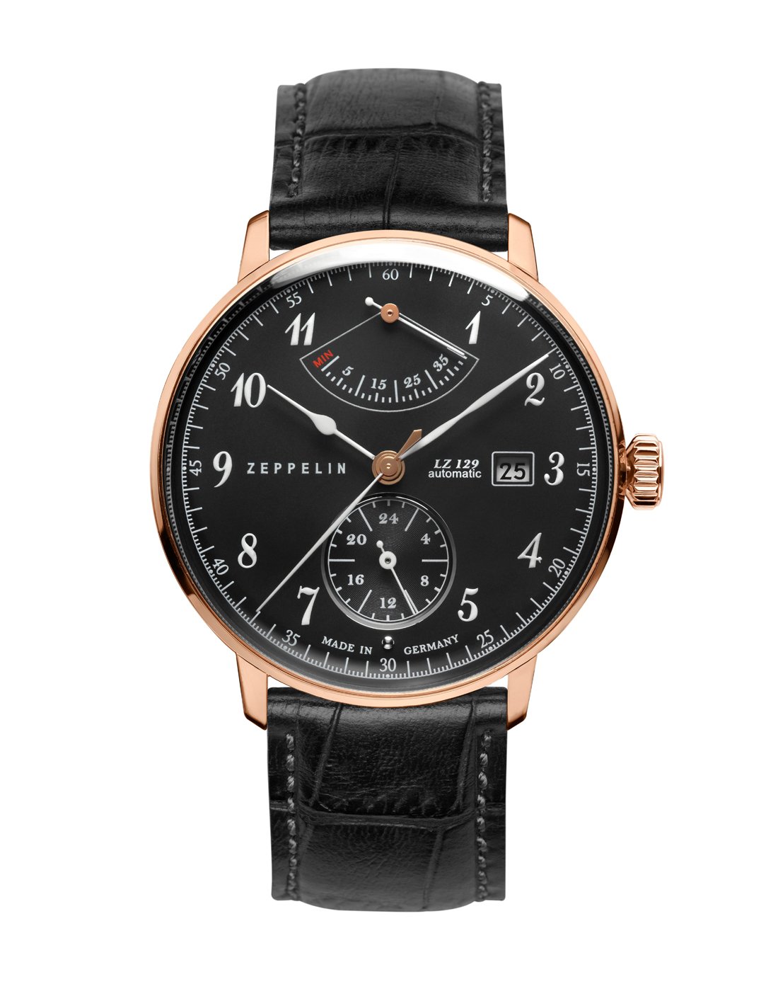 Zeppelin Leather Men Hindenburg 7064-2 Automatik Herren Analogue Watch, 40 Mm, Black Dial, Black Band (B00NIFXL3C) Amazon Price History, Amazon Price Tracker
