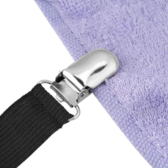 Bed Sheet Holder Straps, 4PCS 33.5cm/13.19in Adjustable Bed heet Fasteners Suspenders Elastic Holder Fixing Clamp for Fitted Sheets Blankets