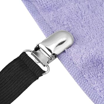 Bed Sheet Holder Straps, 4PCS 33.5cm/13.19in Adjustable Bed heet Fasteners Suspenders Elastic Holder Fixing Clamp for Fitted Sheets Blankets