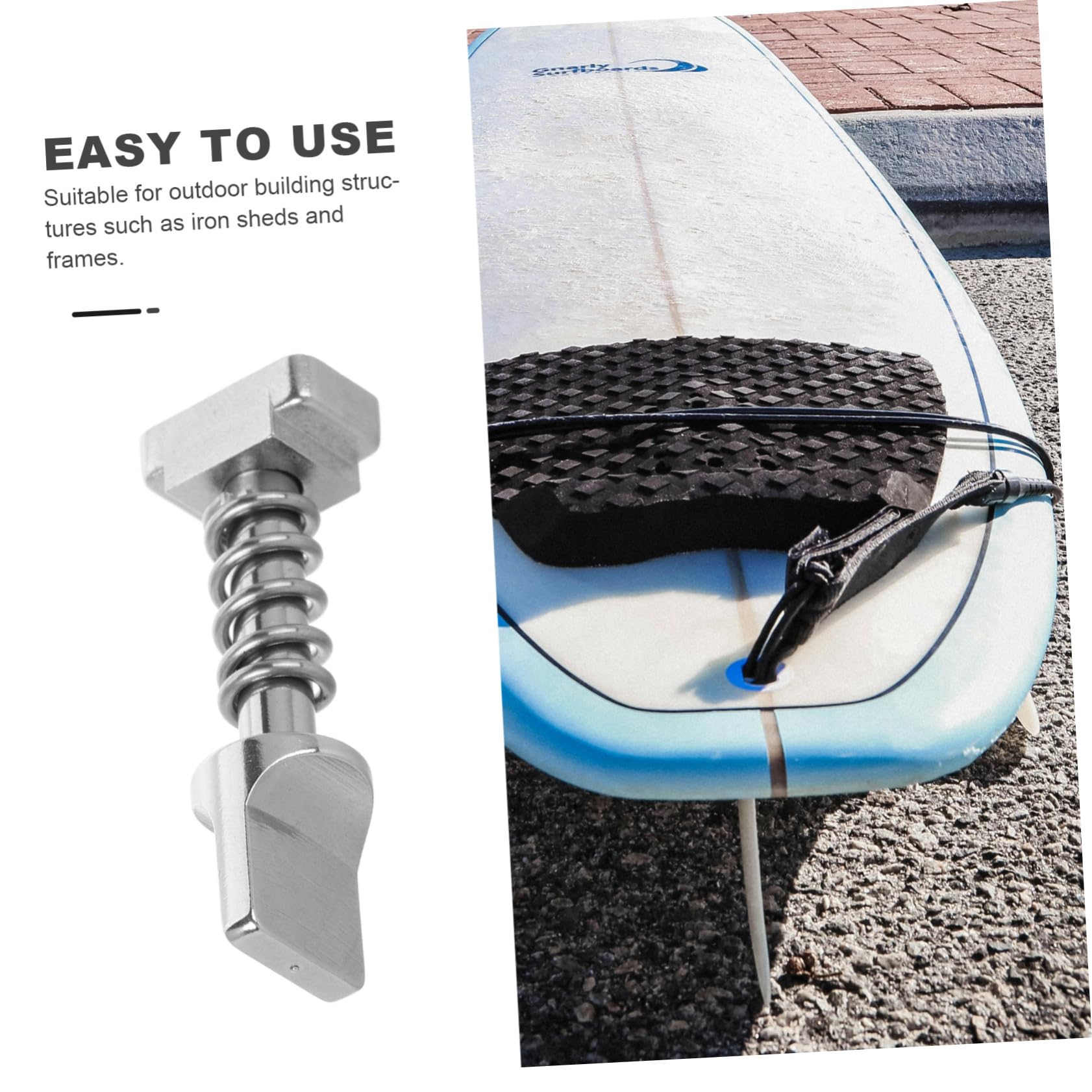 VANZACK Surfboard Fin Screw Paddle Board Accessories Stainless Fin Screw for Replacement Fin Screw Enhances Stability