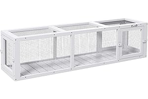 PawHut 59" Cat Run Outdoor Tunnel: Secure Pet Oasis for Exploring Nature