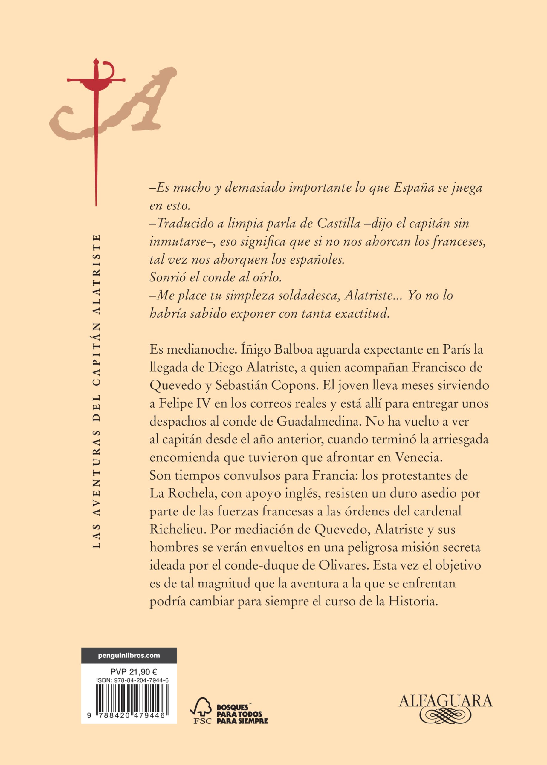 Misión en París (Las aventuras del capitán Alatriste 8)