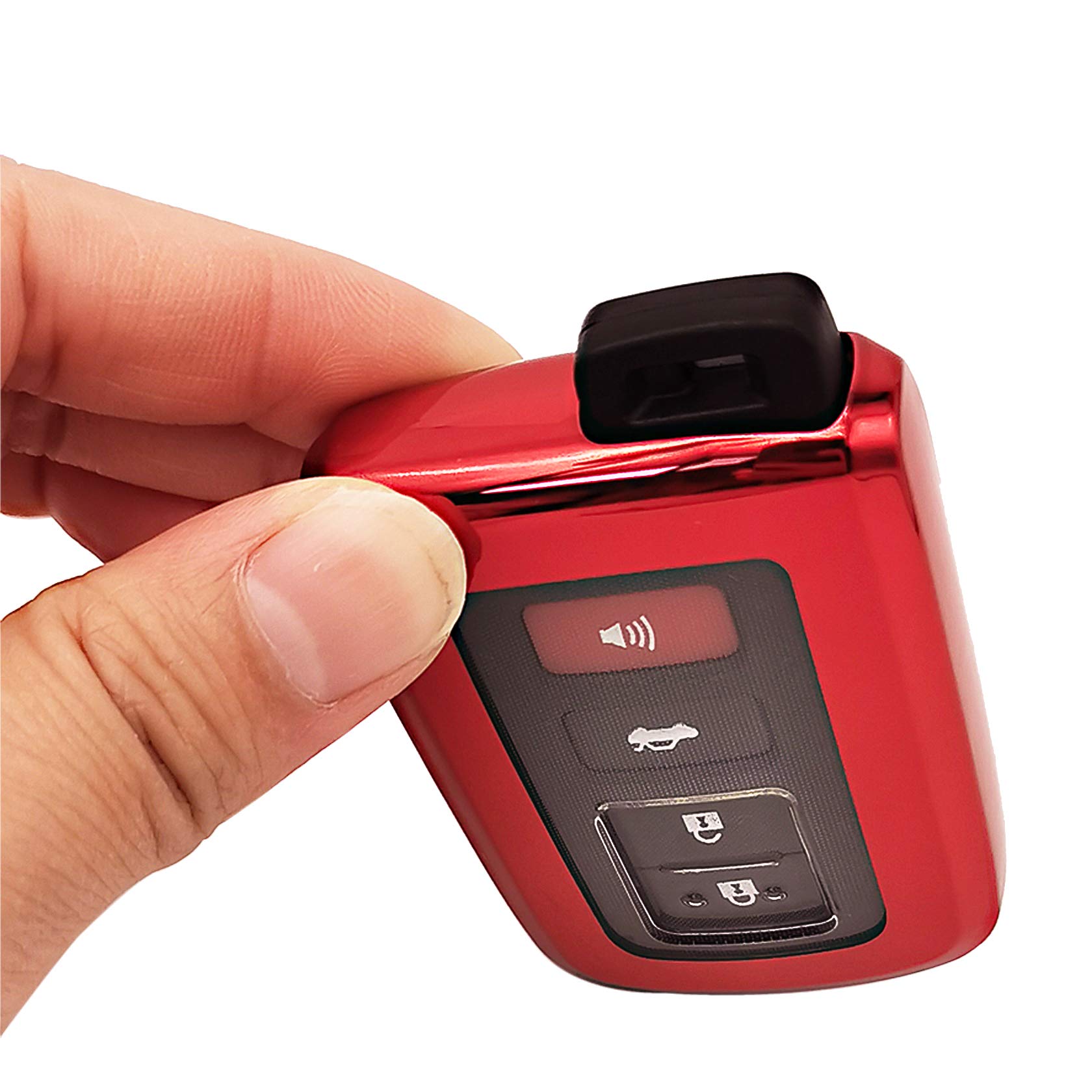 Snapklik.com : Red Soft TPU Smart Key Fob Cover Case Jacket Skin Glove ...