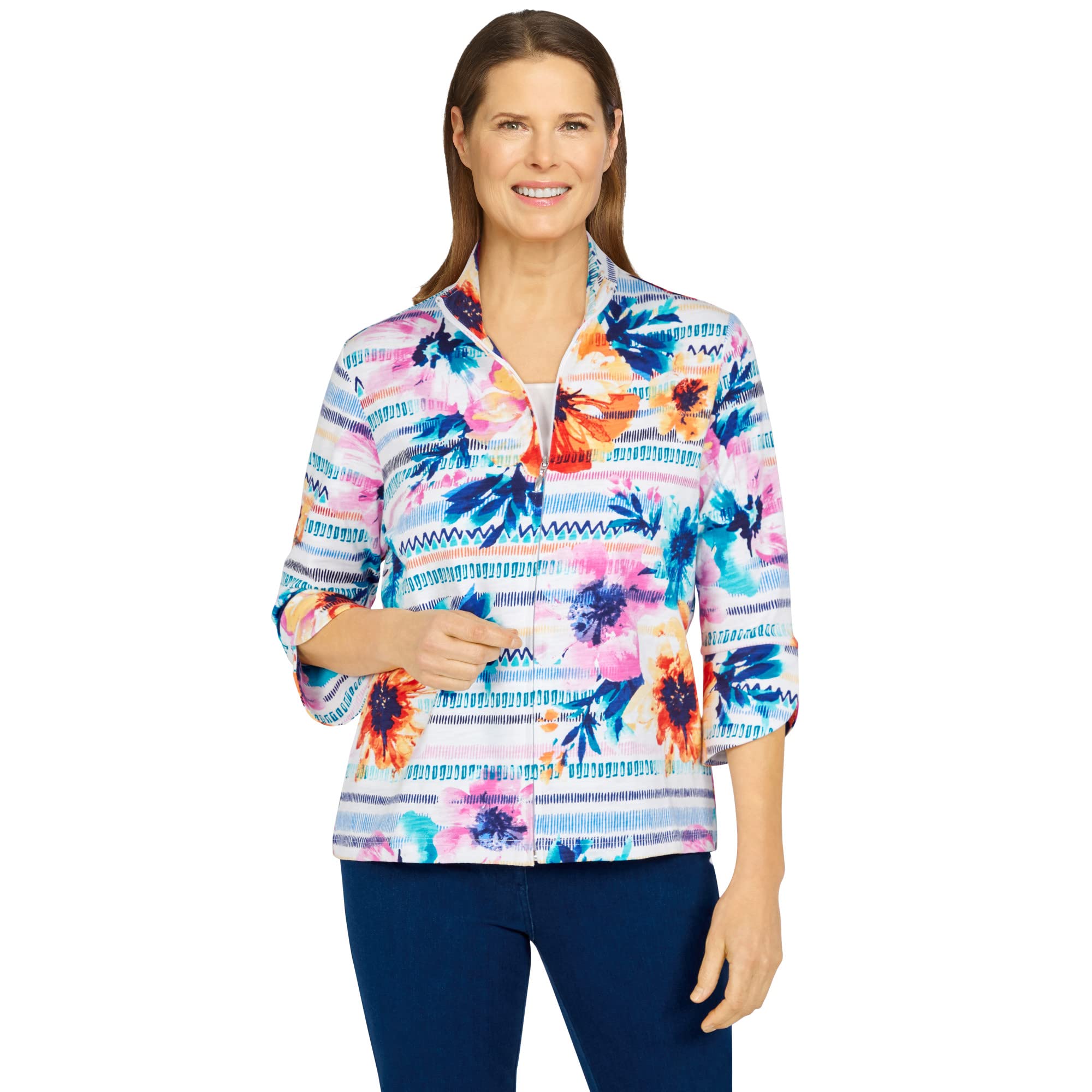 Veste Alfred Dunner infroissable taille L pour rester chic sans repassage