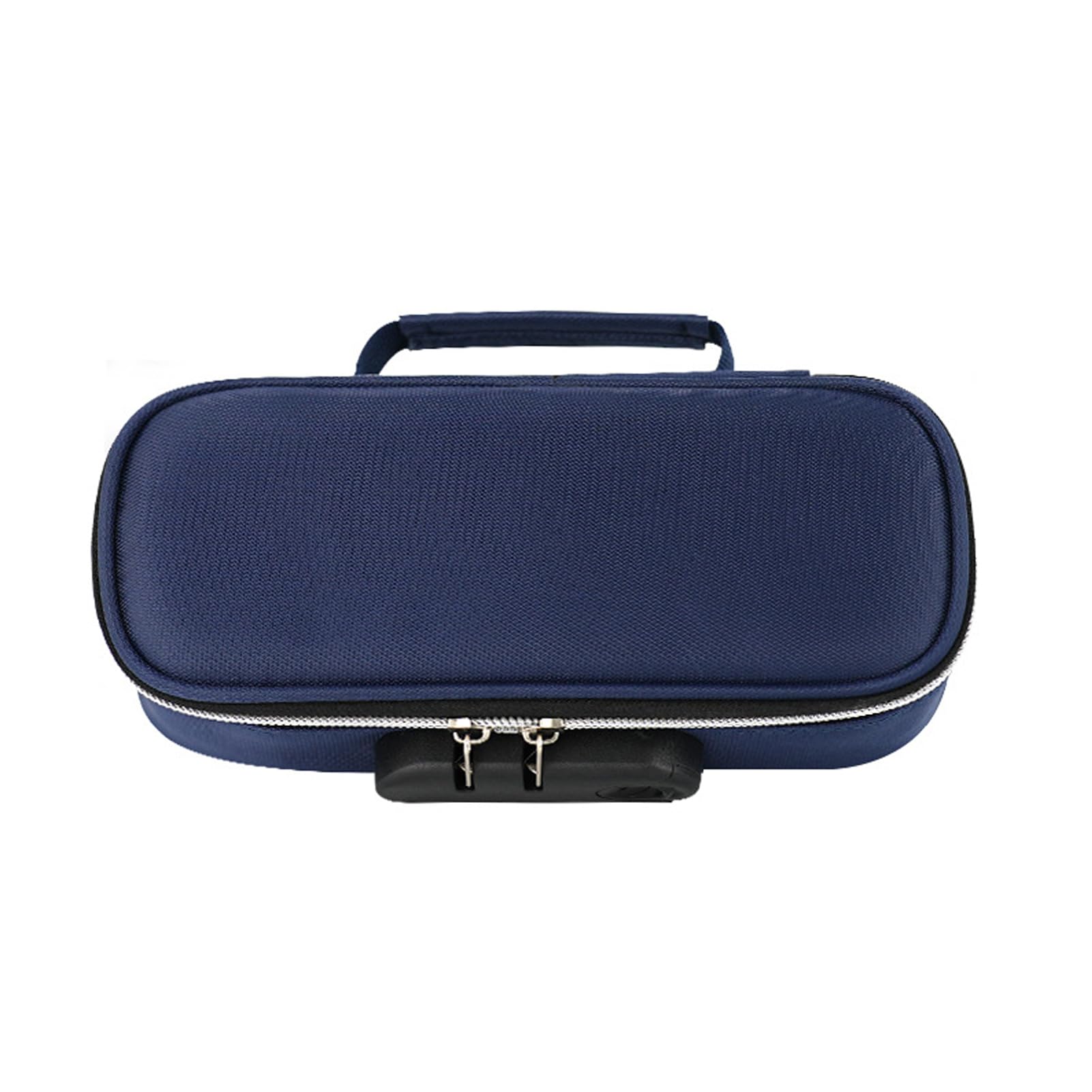 vreplrse Security Case Locking Pencil Case with Large Capacity Password Lock Large Capacity Pencil Case Cloth Small Lockable Box, B