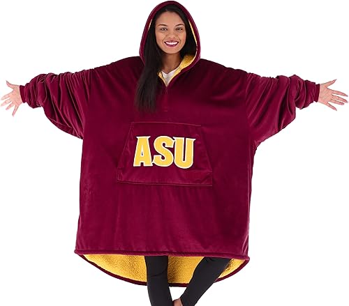 THE COMFY - Manta portátil original de sherpa y microfibra, viene en tamaño extragrande, con cremallera de un cuarto, de talla única, y vista en