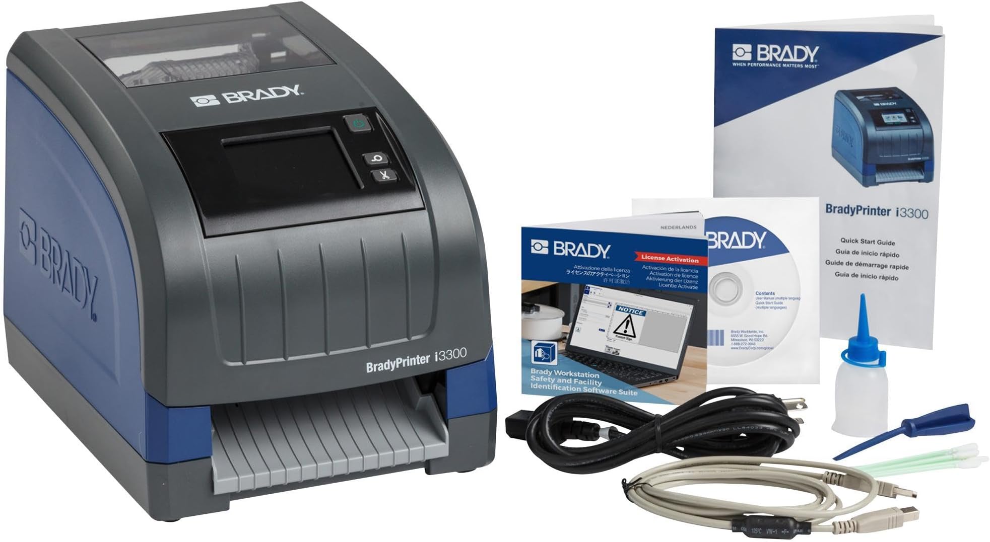 Printer i3300 industrial label printer Brady Workstation SFID Software Ste