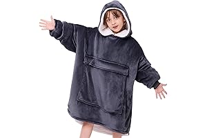 Wearable Blanket Hoodie for Kids by Yescool