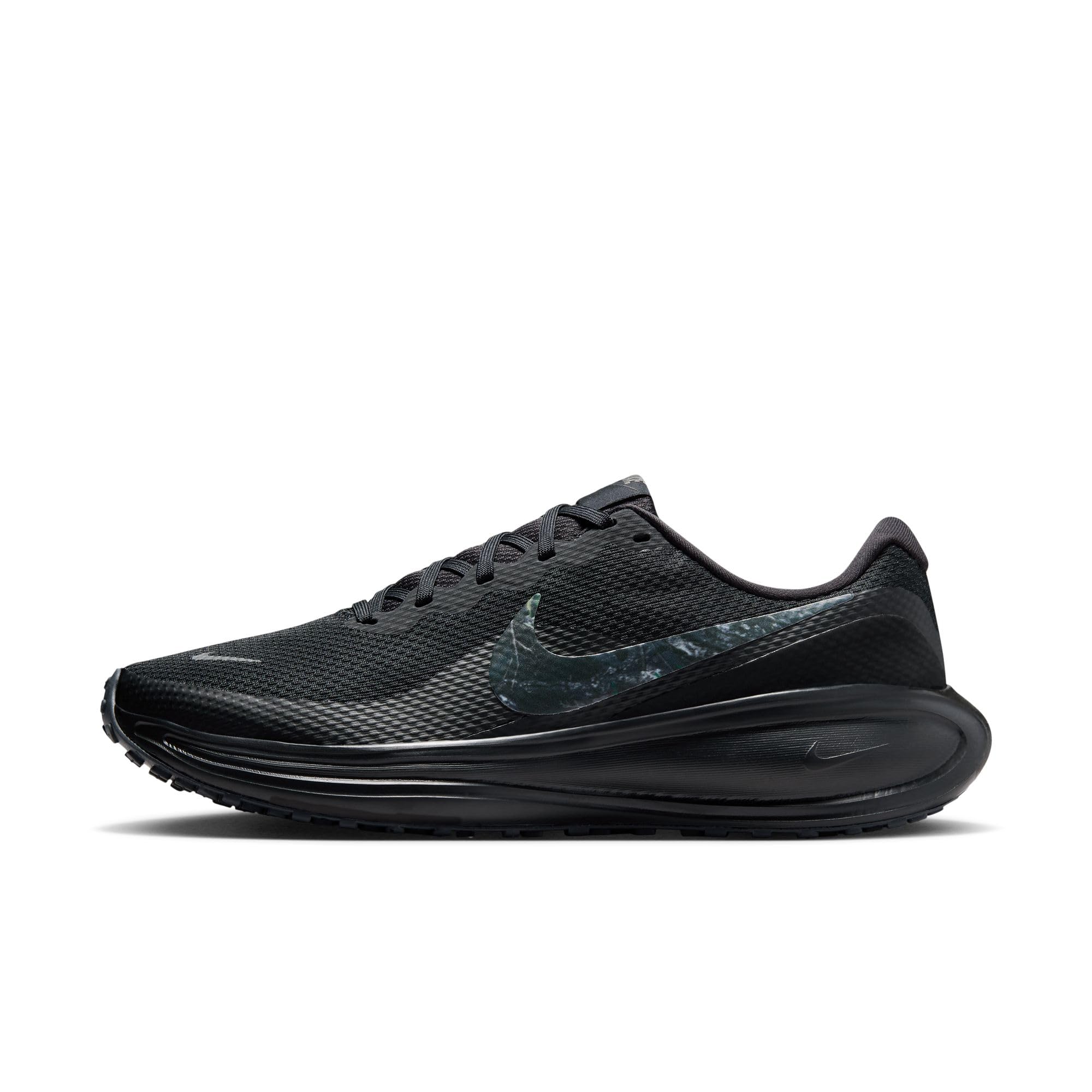 Nike Men's Revolution 8 Road Running Shoes 14 Black/White-dark Smoke Grey-iron Grey (Real Tree)