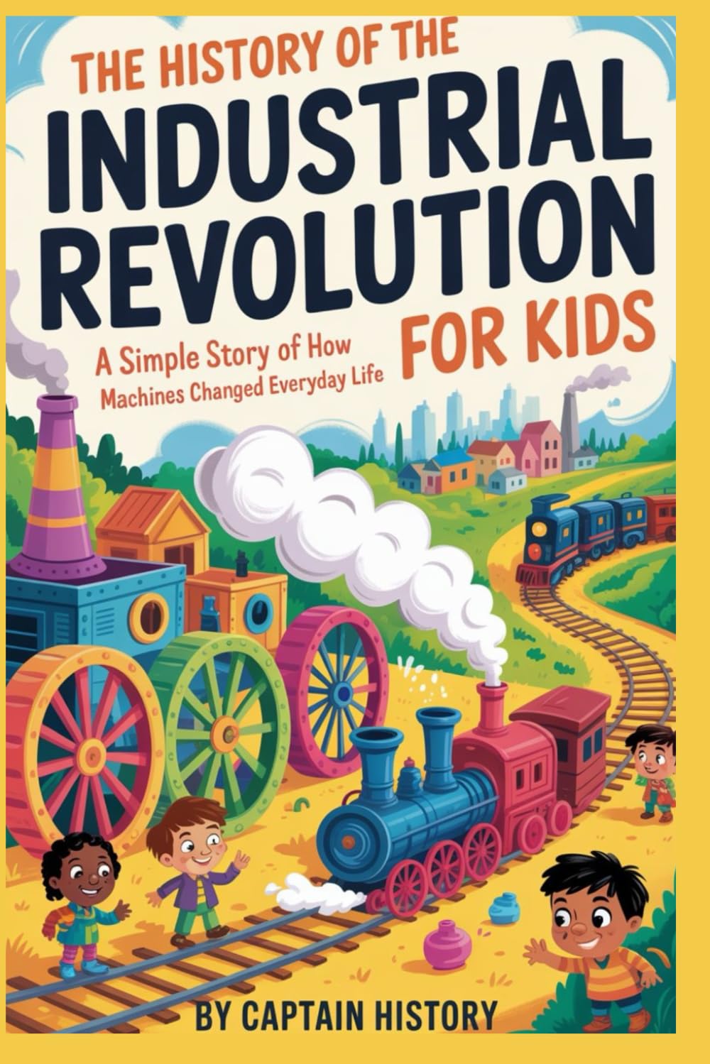 THE HISTORY OF THE INDUSTRIAL REVOLUTION FOR KIDS: A Simple Story of How Machines Changed Everyday Life