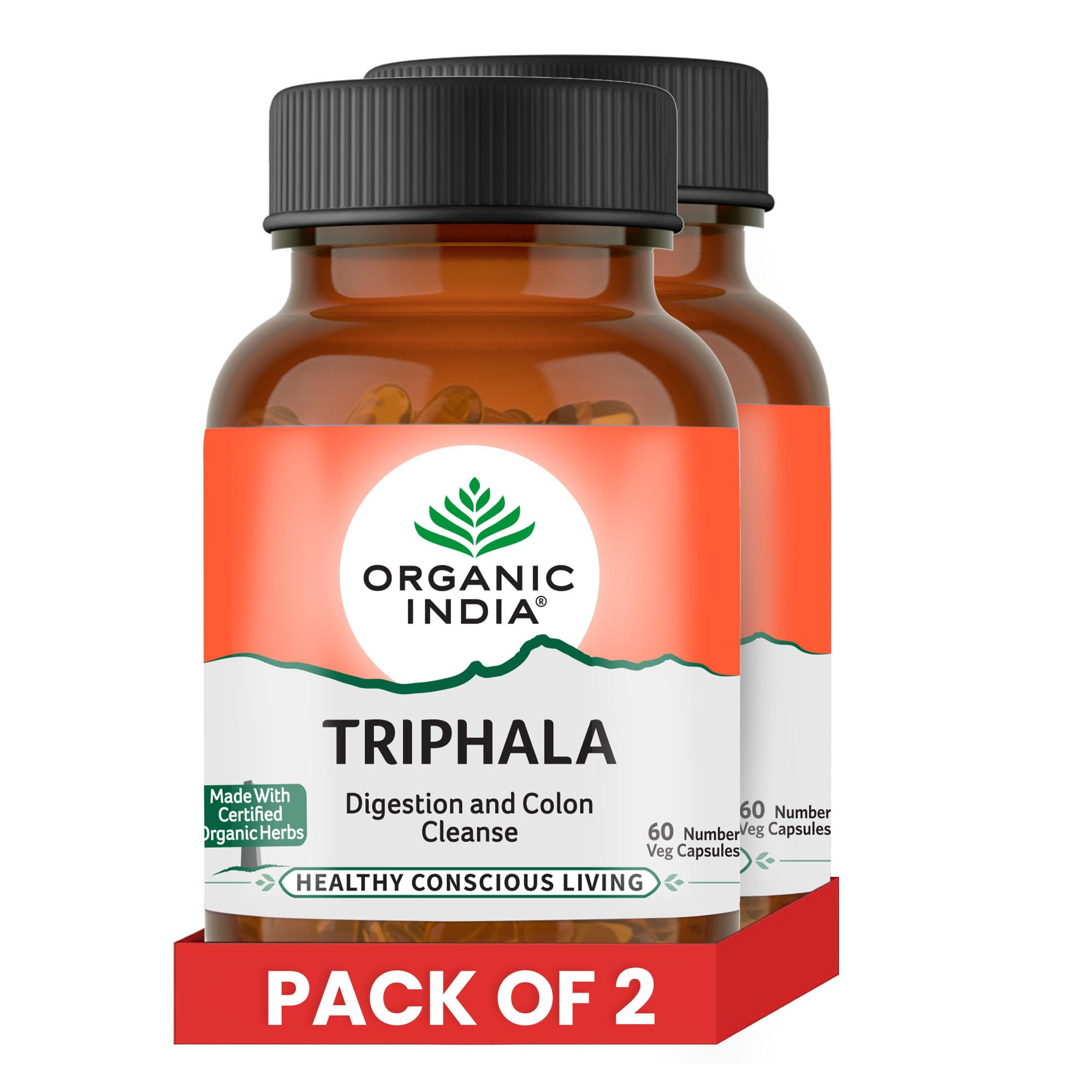 Organic India Triphala Capsules, 60 Count, Pack of 2 (B07NYP8JJS) Amazon Price History, Amazon Price Tracker