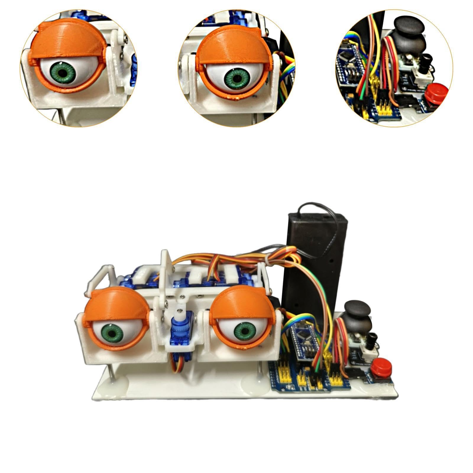 Progetto Open Source per Occhi Robotici Programmabili Occhi Animatronici per