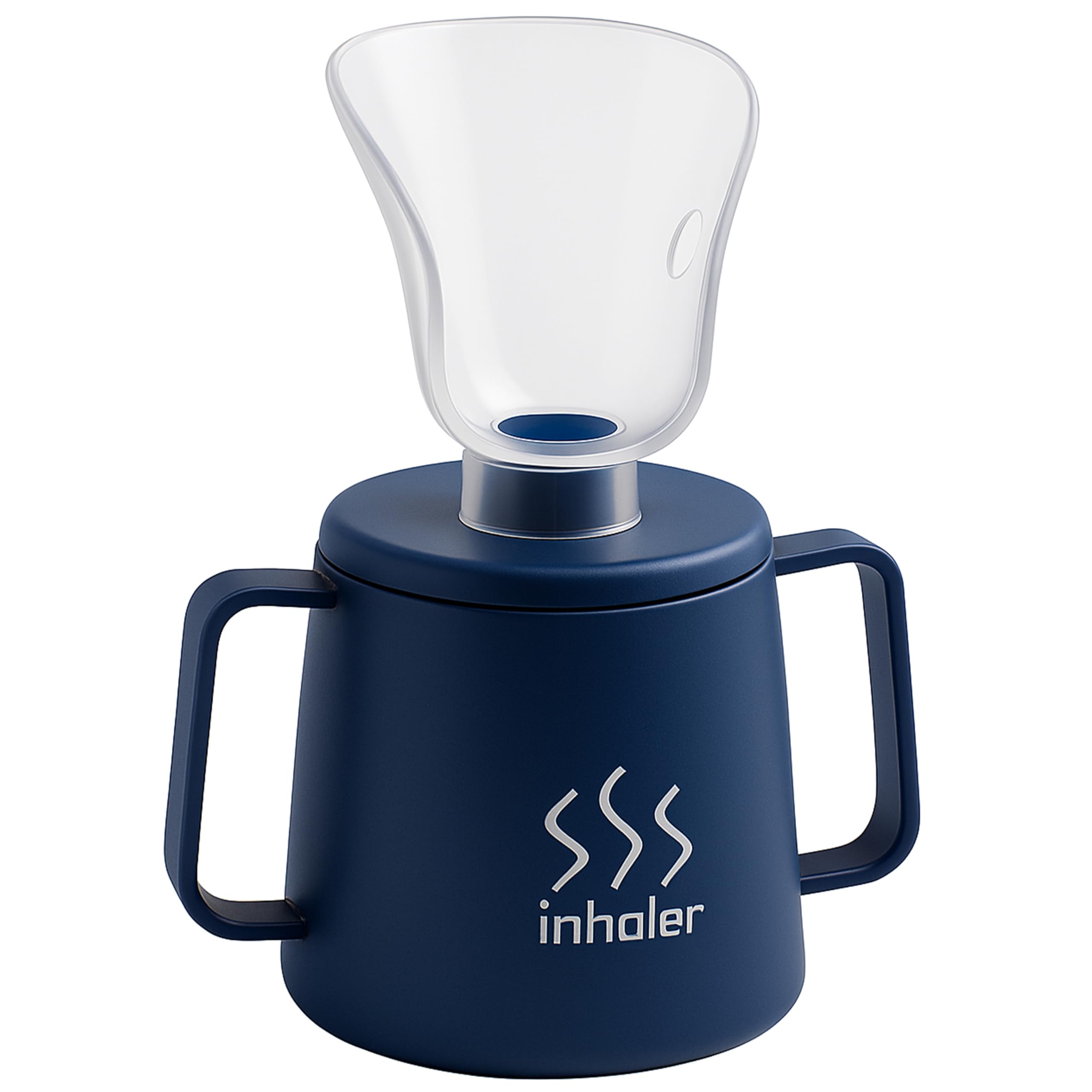 Steam Inhaler Cup – Natural Steam Therapy for Coughs, Colds, Blocked Sinuses & Chest Congestion, Comfortable Nasal Mask, Gentle Nighttime Relief at Home