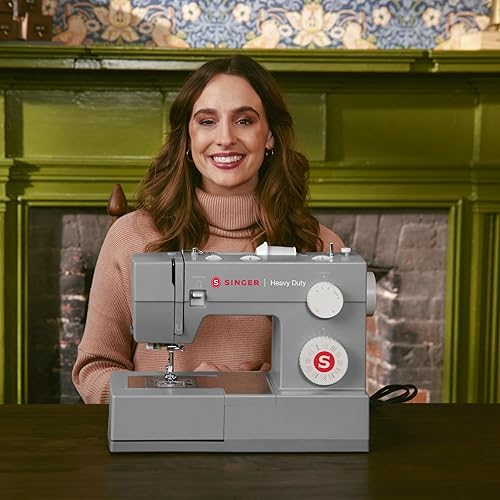 Miniatura 4 de SINGER  Máquina de coser 4452 resistente color gris