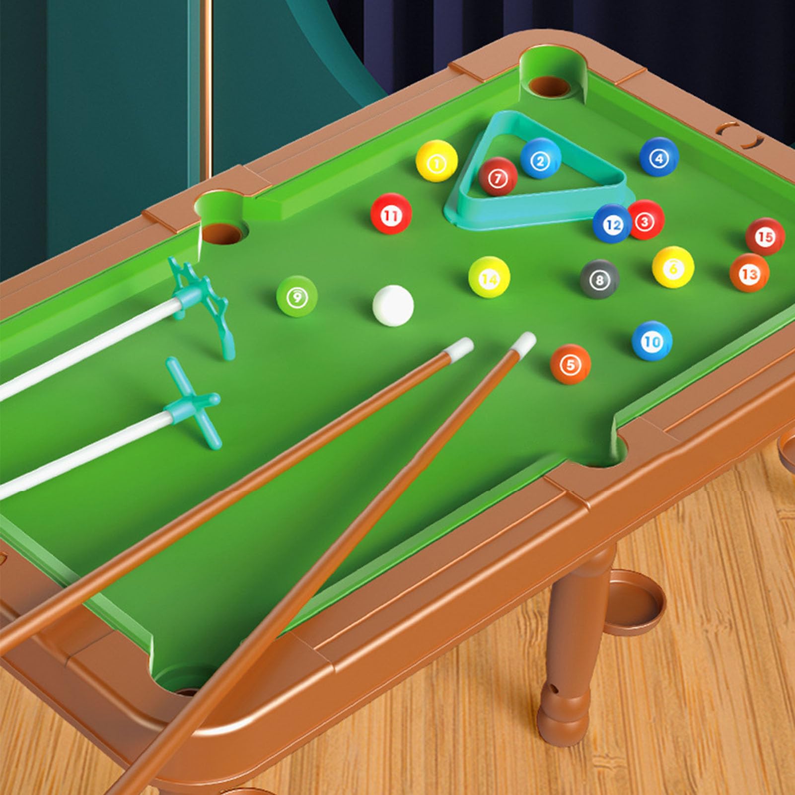 Multi Game Table, Combo Game Table Set Early Education Long Durability Multifunctional for Kids Adults