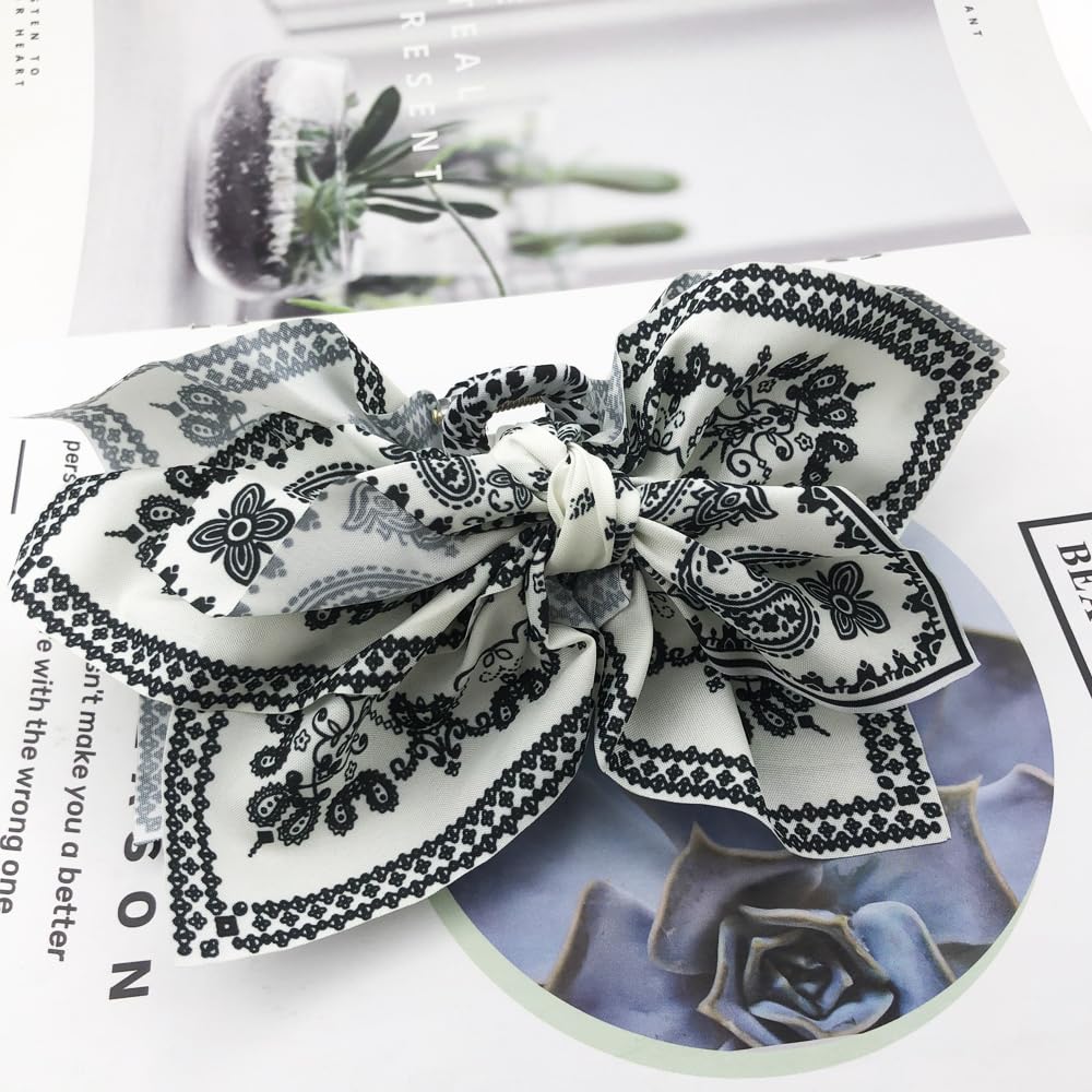 Paquete de 3 pinzas grandes para el pelo occidental, estilo bohemio, bandana, lazos para el pelo para mujer, accesorios antideslizantes para el cabello para niñas