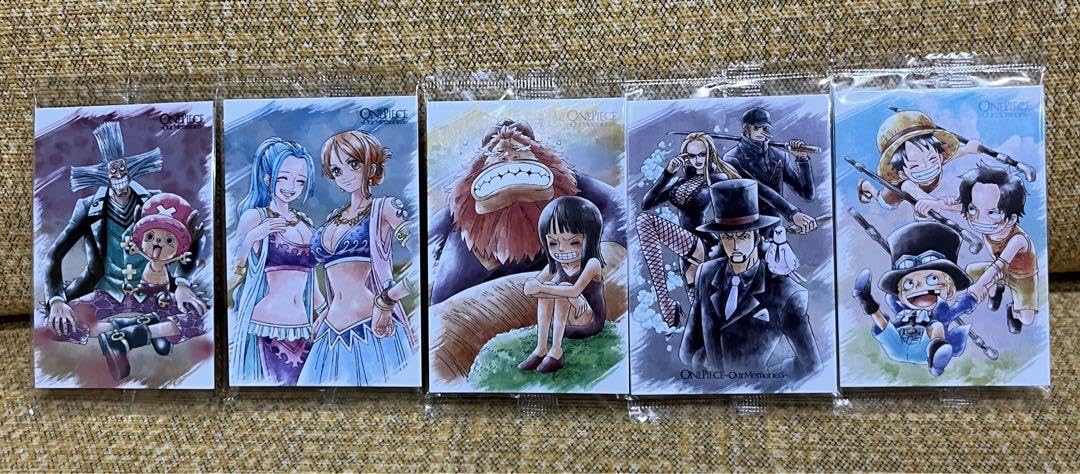 ワンピースOurMemories ワンピース memories ウエハース ビビ ナミ PSA