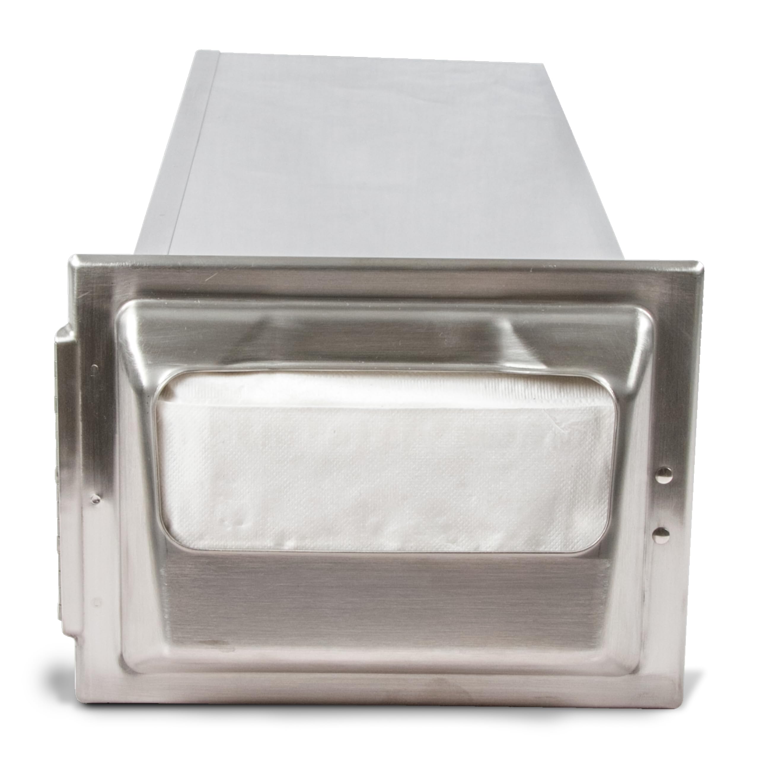 H2001 Stainless Steel in-Counter Fullfold Classic Napkin Dispenser by San Jamar – Stainless Steel, Chrome, Model H2001XC