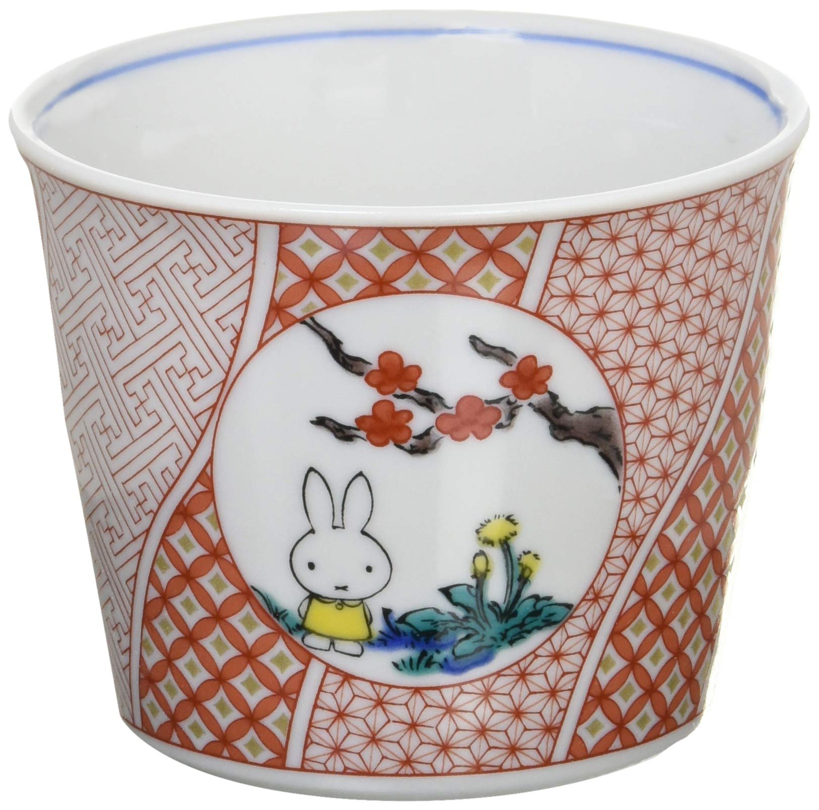 Miffy Kutani Ware Soba Choko Red Picture 211146 : Home & Kitchen