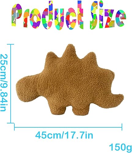 Miniatura 2 de Almohada de peluche de pepita de dinosaurio, almohada de dinosaurio y pollo, decoración de fiesta temática de dinosaurio, juguete de peluche