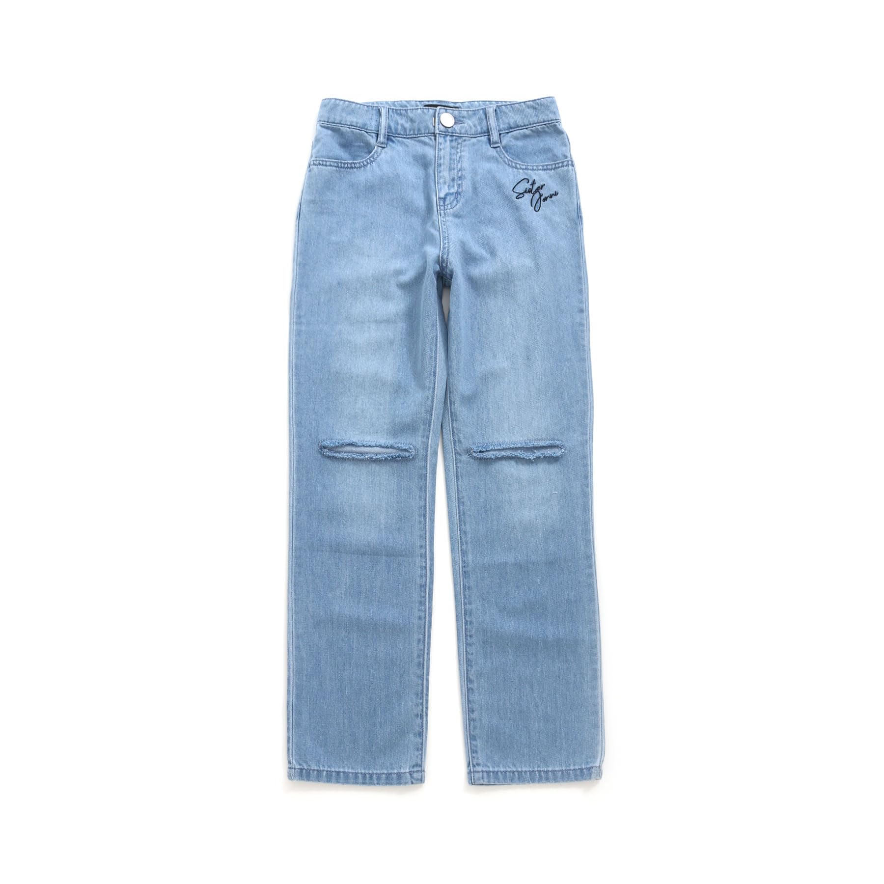 めろんちゃんぱんwunderlang デニム Amazon | [SISTER JENNI] ニークラッシュデニムロングパンツ