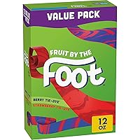 Vista 12 de Fruit by the Foot Snacks con sabor a frutas, teñido anudado de bayas, 4.5 onzas, 6 unidades (paquete de 8)