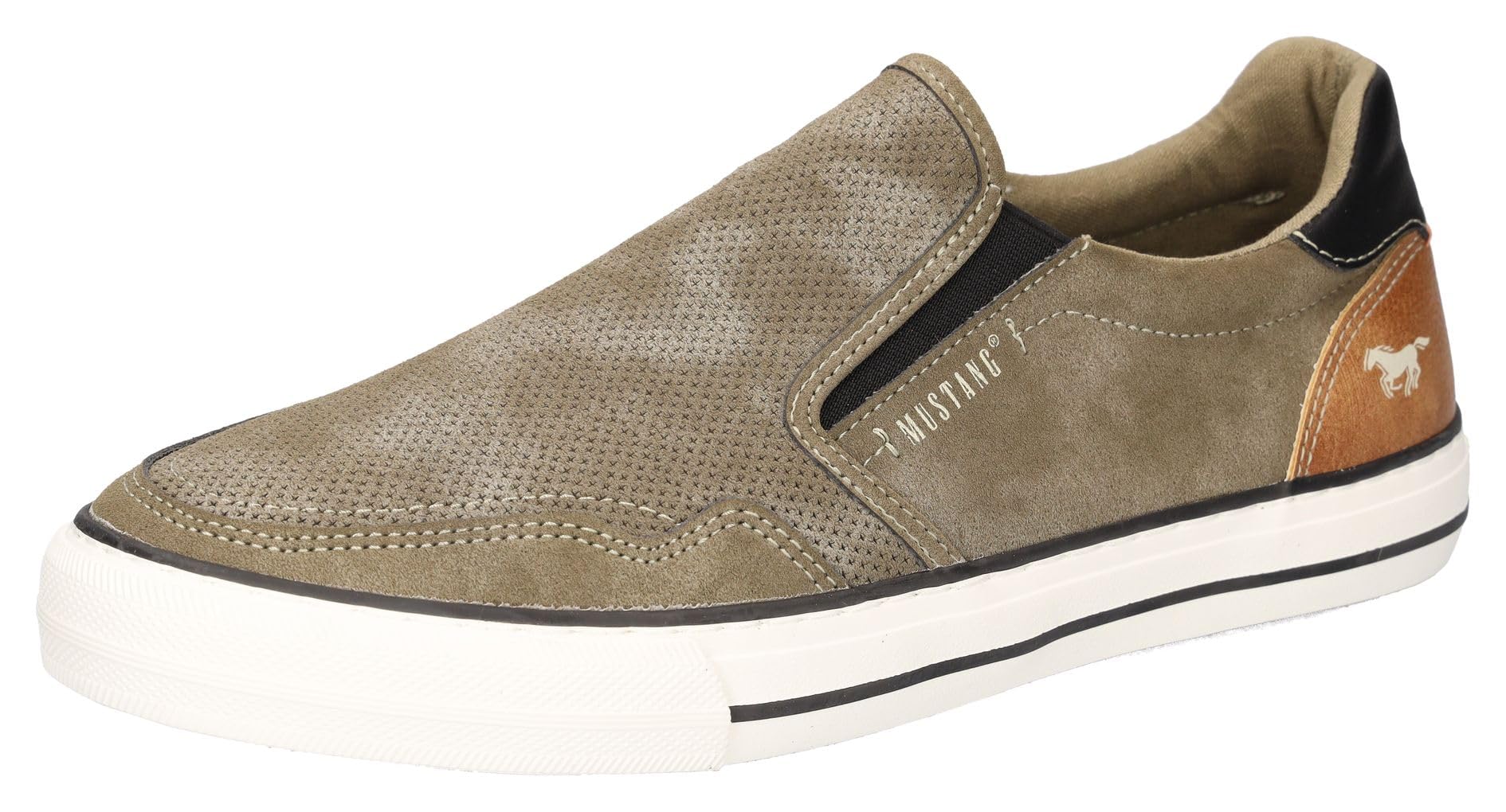 MUSTANG Men's 4198-402 Slippers, Khaki, 44 EU, Khaki, 9.5 UK