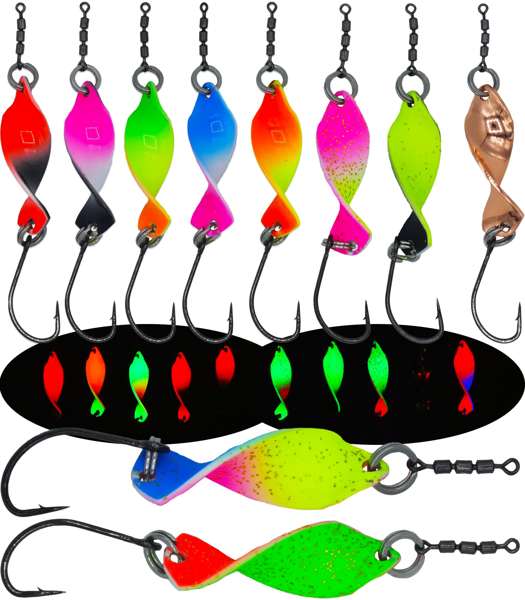 Paradox Fishing Twister Spoons 2,5g I Spoon Forelle Forellen Spoon Set  Forellenkder Set zum Forellen Angeln Forellenteig - Spoons Forelle (10x  2,5g) : Amazon.de: Sport & Freizeit