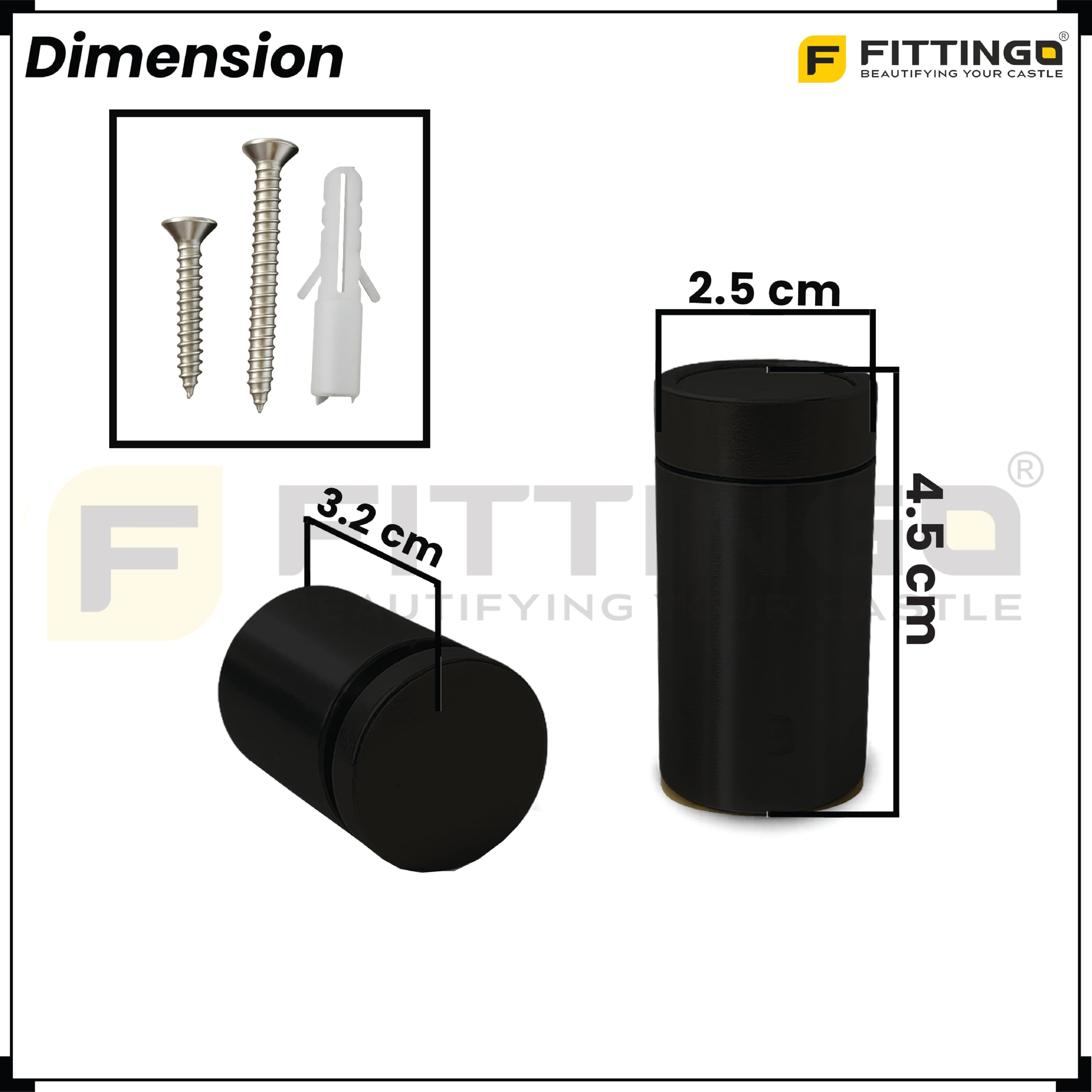 Stainless Steel Door Stopper - Quiet & Secure -2