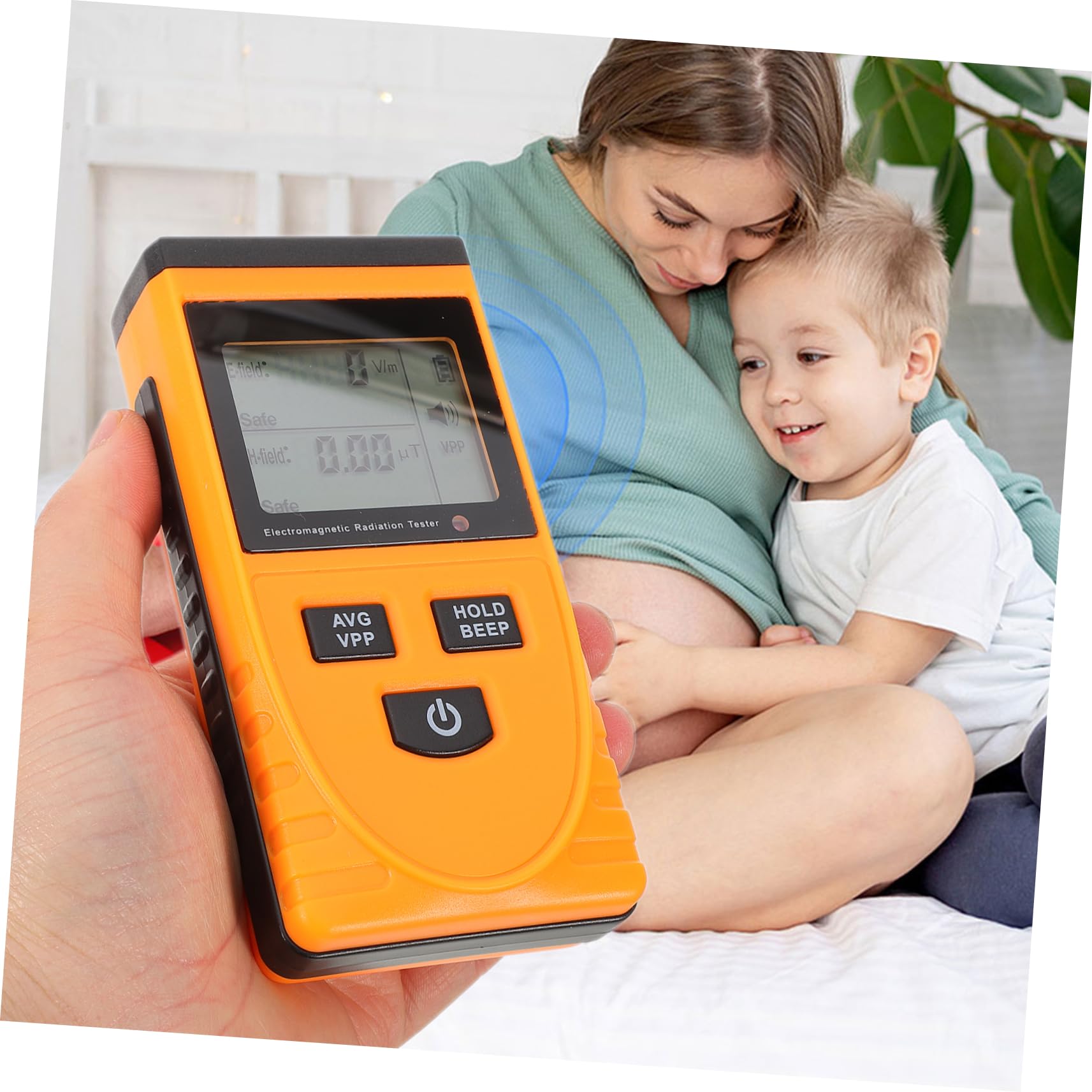 Beatifufu Tester Emf Detector Emf Recorder Emf Inspections Tester Emf Scanner Digital Detector Electromagnetic Detector Meter Professional Emf Meter