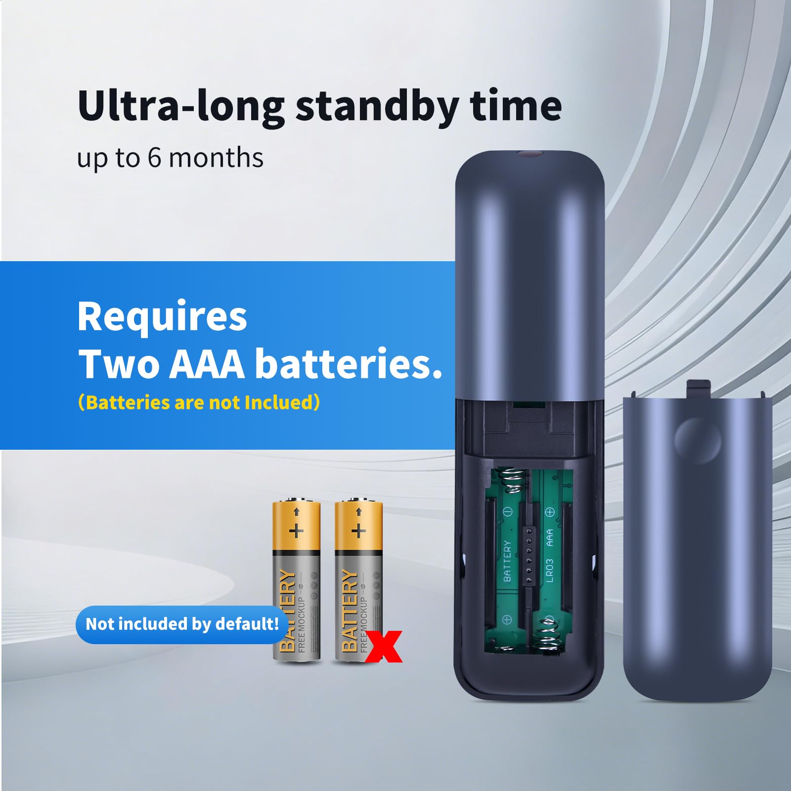 ZWP Telecomando vocale di ricambio compatibile per proiettore WANBO Mozart 1 Pro/M1 PRO, ETOE E3 PRO/Whale Pro Smart, per proiettore ZCGIOBN, Nova C40 Poseidon E40