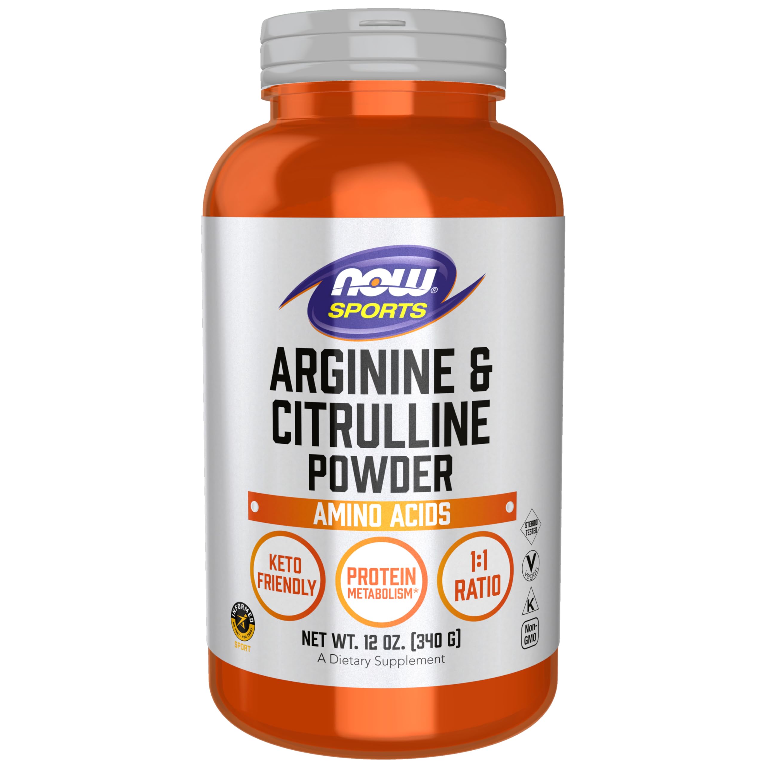 Foods Arginine & Citrulline Powder (12oz)