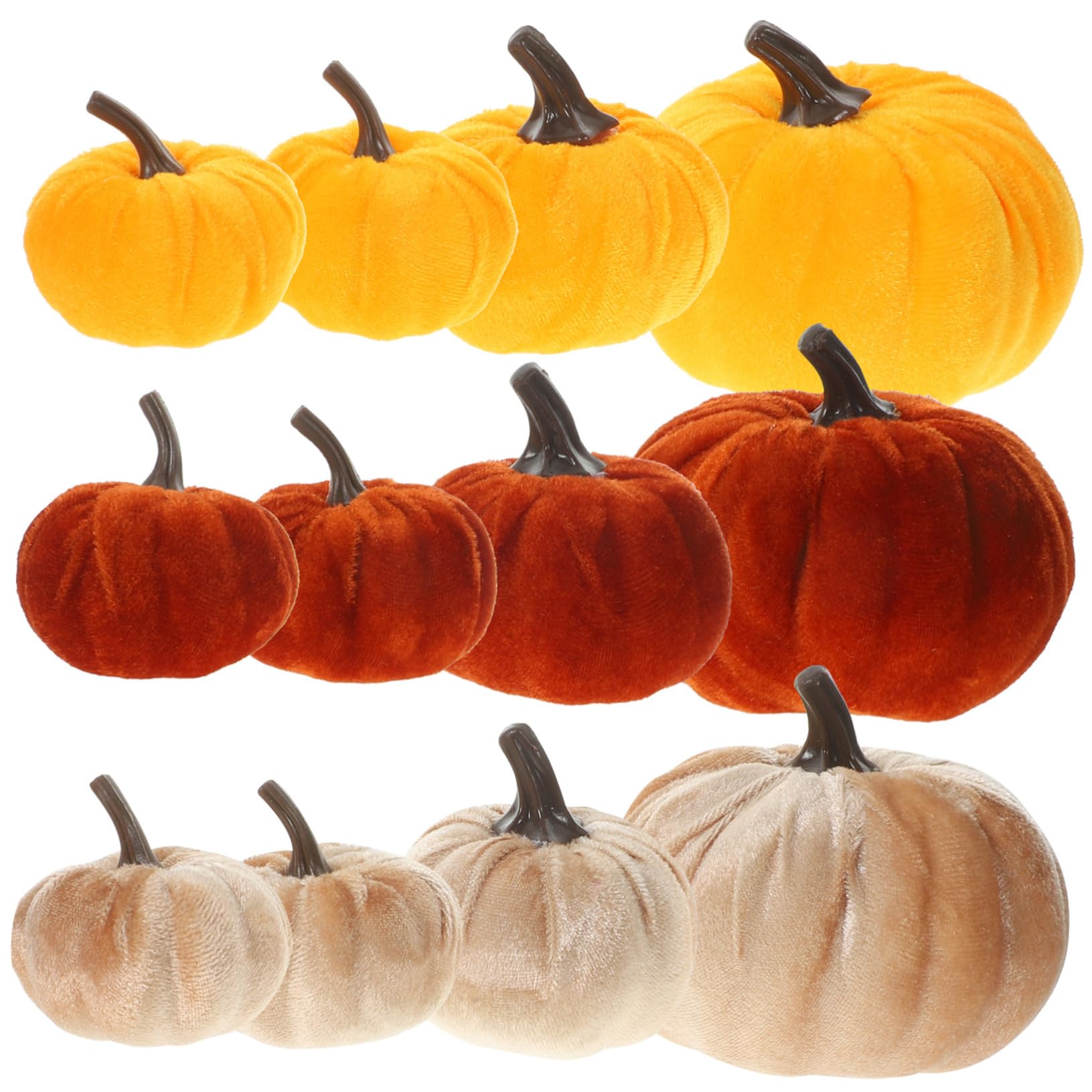 FAVOMOTO 12 Pieces Halloween Decoration Harvest Decorations Autumn Pumpkin Decoration Halloween Decorations Halloween Pumpkin Accessory Decorative Pumpkin Model Cloth